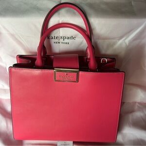 Kate Spade Reegan Smooth Leather in Peppercorn Pink